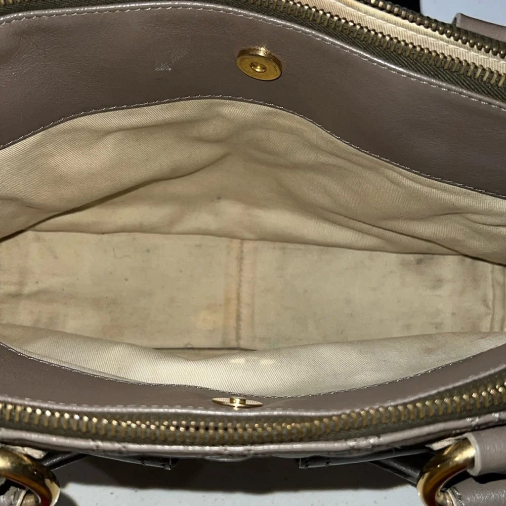 Marc Jacobs Blake Quilted Venetia Satchel Handbag. Italian Leather. Puffer AUTH - Picture 11 of 17